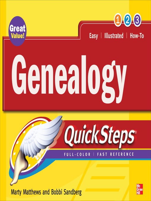 Title details for Genealogy QuickSteps by Marty Matthews - Wait list